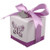 Purple Laser Cut Butterfly Favour Boxes (x5)