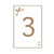 Brown & Cream Butterfly Table Numbers Brown & Cream Butterfly Table Numbers