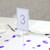 Lilac Plain Border Table Numbers