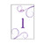 Purple Love Birds Table Numbers - Discontinued