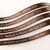 Personalised Chocolate Brown Satin Ribbon (10mm) - Discontinued