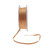 3mm x 50m Light Orange Satin Ribbon