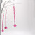 25cm Fuchsia Balloon Prism Garland