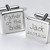 Personalised Father of the Bride Cufflinks Personalised Father of the Bride Cufflinks