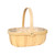 Natural Softwood Trug With Folding Handle Natural Softwood Trug With Folding Handle