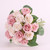 Two Tone Bouquet in Ivory and Light Pink  - Discontinued