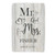 Personalised Mr & Mrs Metal Sign - Discontinued