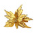 Large Gold Poinsettia Pick Large Gold Poinsettia Pick