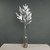 Silver Metallic Laurel Leaf Spray 