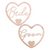 Wooden Mr & Mrs Chair Signs (30cm x 29cm)
