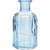 Blue Flora Bottle Glass Vase (10.5cm)