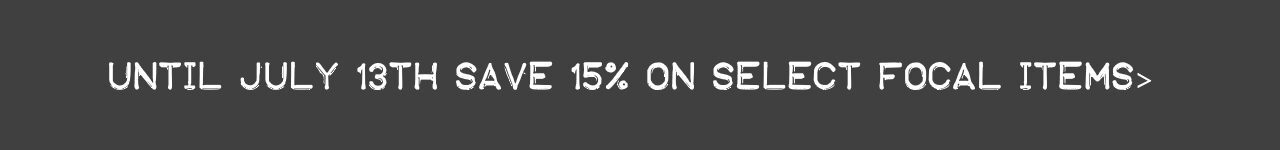Focal 15% Off