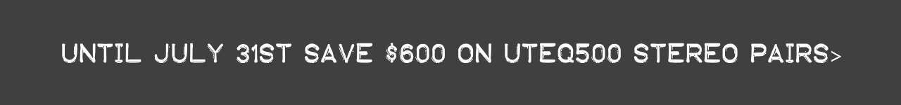 Undertone 500 EQ Pair Sale