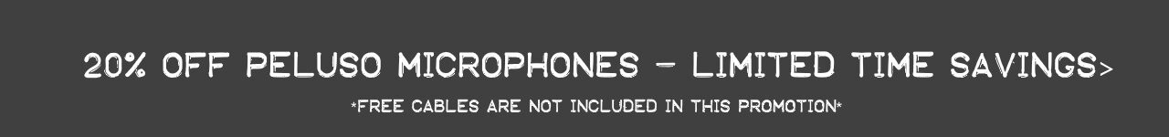 Peluso Mics 20% Off