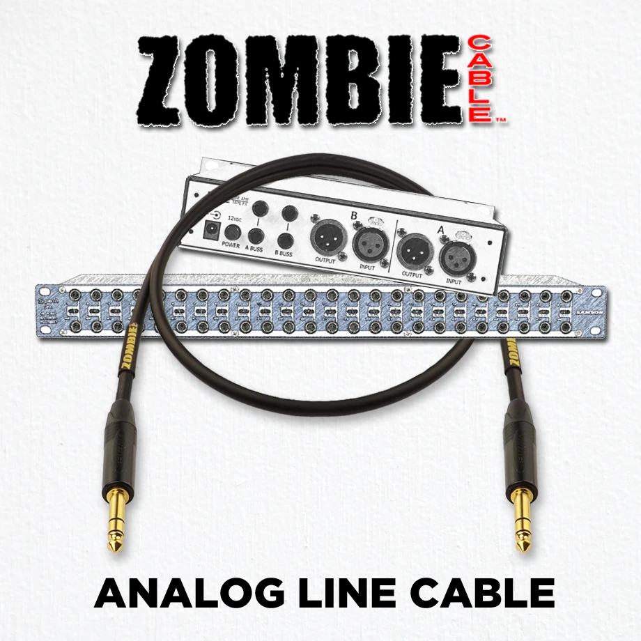 ZOMBIE Cable Analog Line Details at ZenProAudio.com