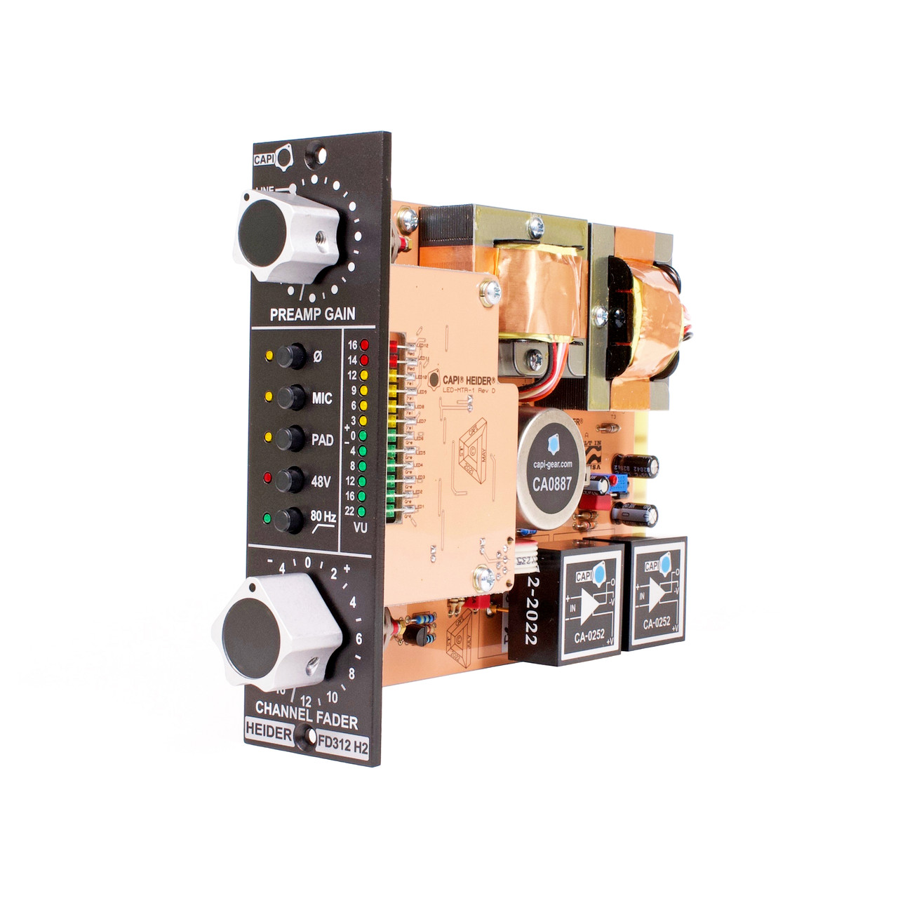 CAPI Heider FD312 H2 500 Series Microphone Preamp | ZenPro Audio