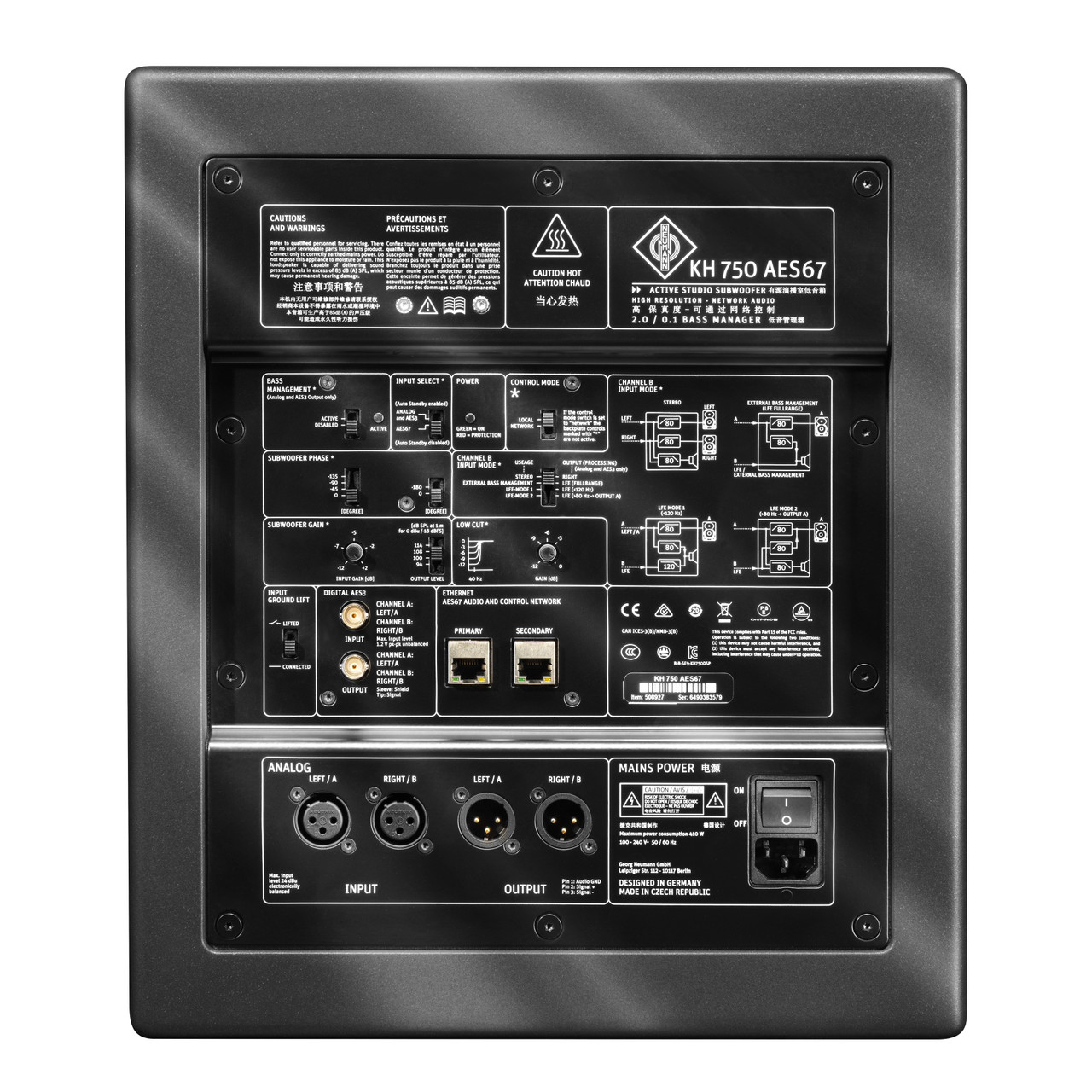 Neumann KH 750 AES67 Subwoofer | ZenPro Audio