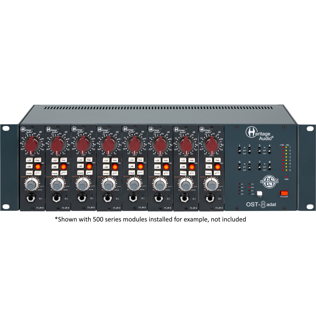 Heritage Audio OST-8 ADAT 500 Series Rack | ZenPro Audio