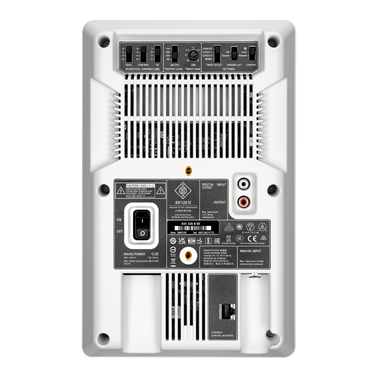 Neumann KH 120 II DSP Powered Studio Monitor - White | ZenPro Audio