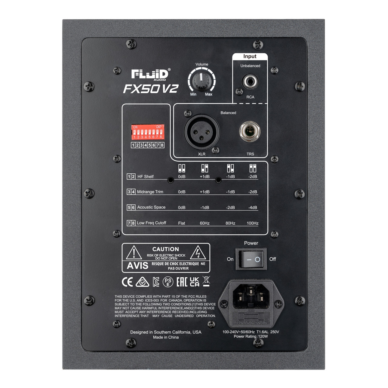 Fluid Audio FX50 V2 Active Studio Monitor - Stereo Pair | ZenPro Audio