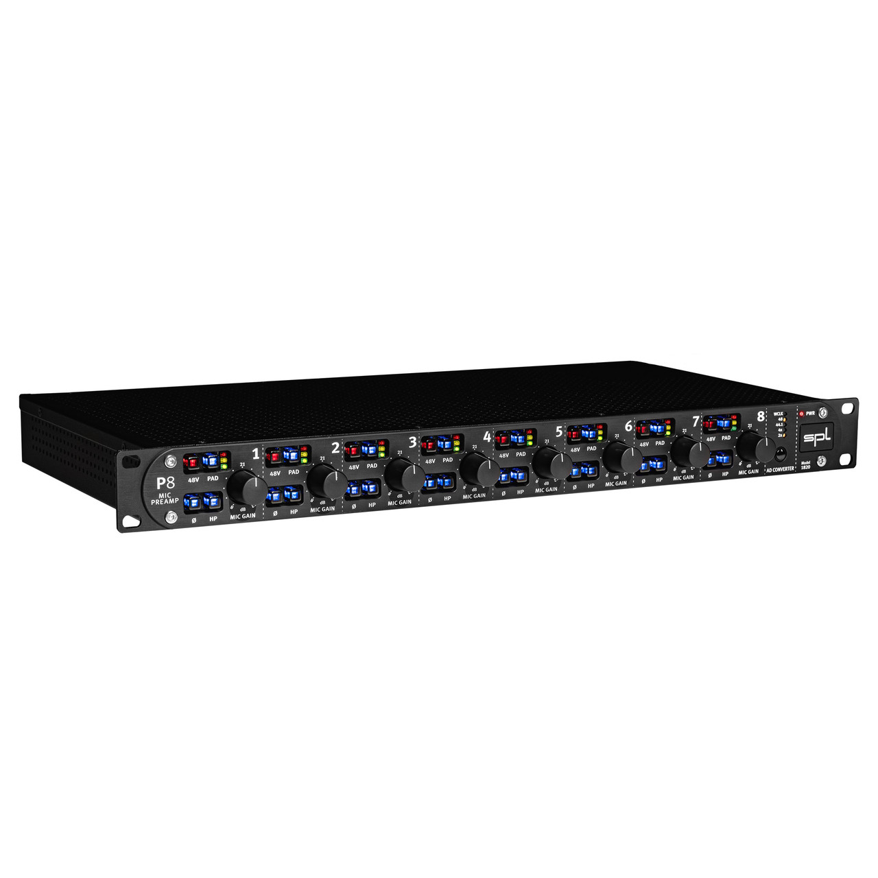 SPL P8 8-channel Mic Preamp and A/D Converter with ADAT | ZenPro Audio
