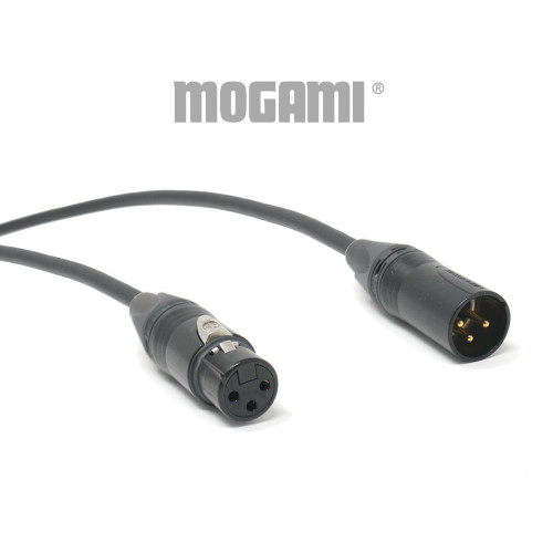 Mogami Premium Cable 10FT XLR Male to Female Gold Neutrik