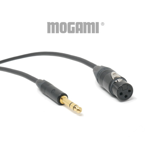 Mogami Premium Cable 6FT TRS to XLR Female Gold Neutrik