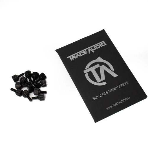 Trace Audio 500 Series Thumb Screws 12 Pack 4-40 Threads Black