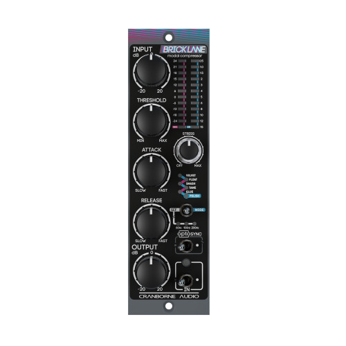 Cranborne Audio Brick Lane 500 Modal PWM Compressor for 500 Series Cranborne Audio Brick Lane 500 Modal PWM Compressor for 500 Series