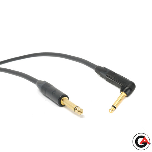 Gotham Audio GAC-1 Premium Instrument Cable - Neutrik Gold TS 1/4" Right Angle