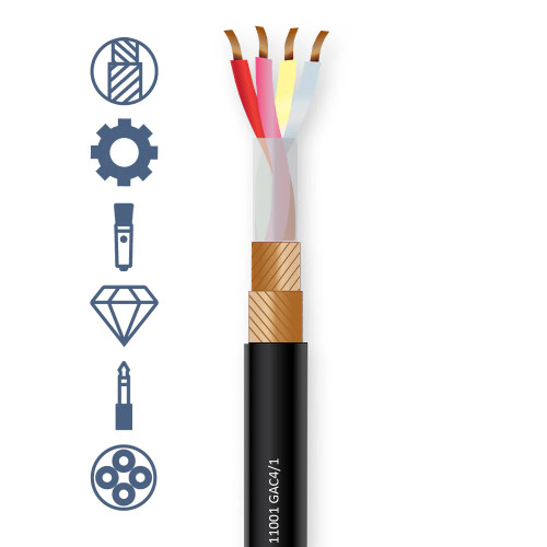 Gotham Audio GAC-4/1 Star-Quad Balanced Cable - Model 11001