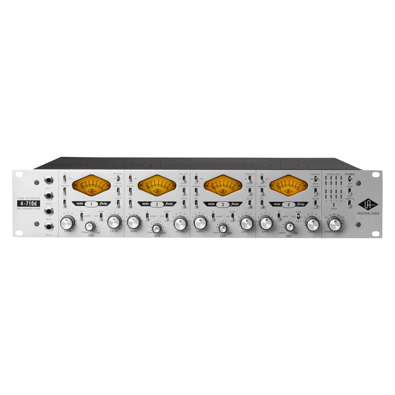 【完動美品】UNIVERSAL AUDIO 4-710D 高級マイクプリアンプ Universal Audio 4-710d | ZenPro Audio