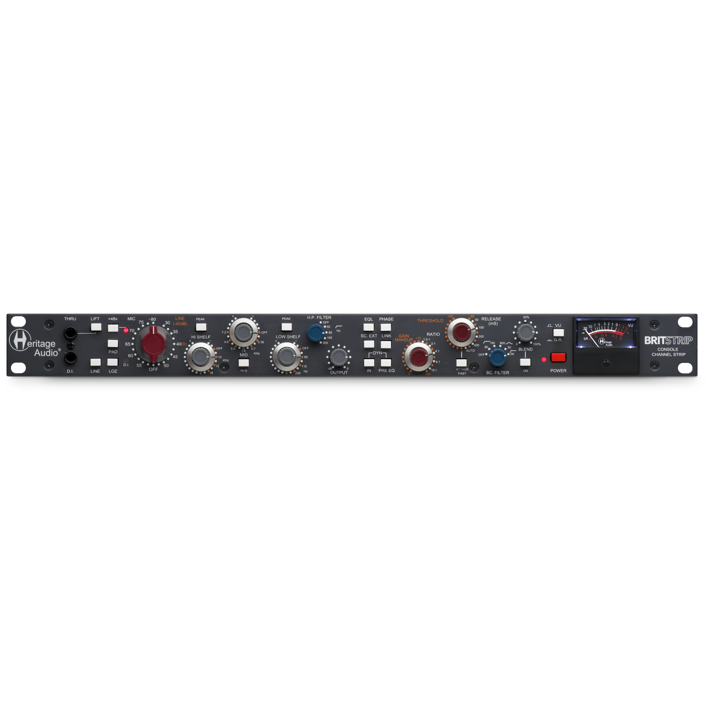 [美品]Heritage Audio BritStrip マイクプリアンプ Heritage Audio BritStrip Neve Style Channel Strip | ZenPro Audio