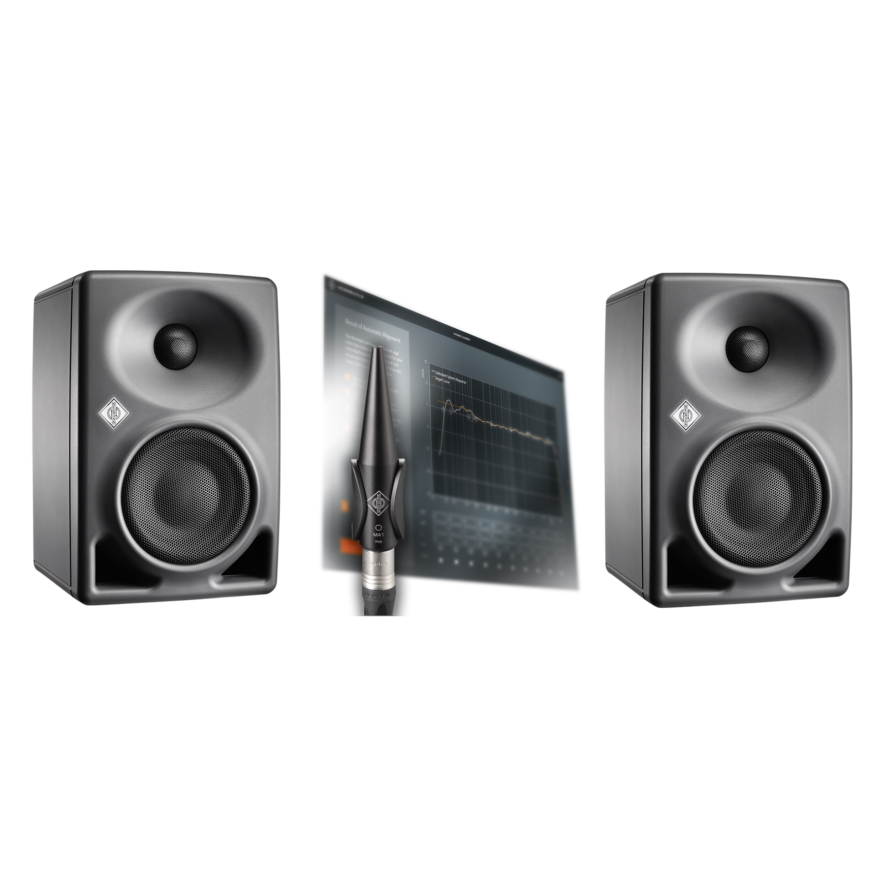 Neumann KH80 dsp pair Neumann KH 80 DSP - White - Pair Bundle Set