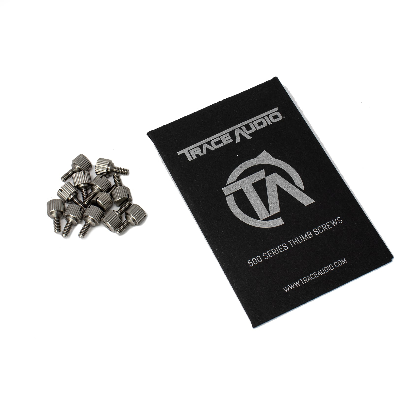 Trace Audio 500 Series Thumb Screws 12 Pack 4-40 Threads Stainless