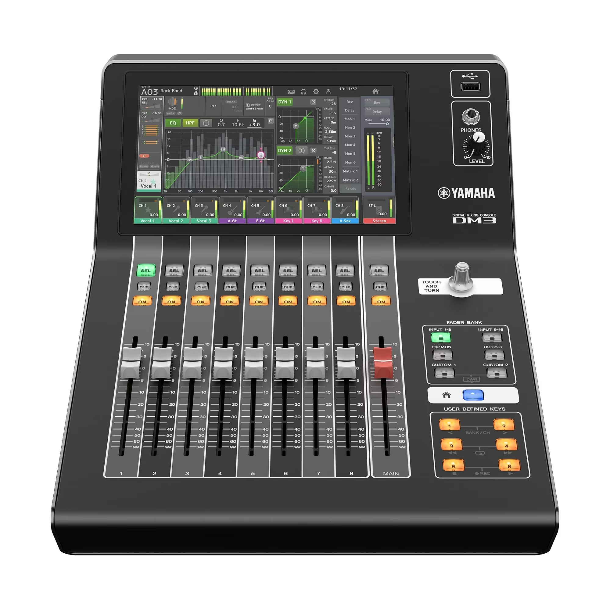 YAMAHA O3D デジタルミキサー デジタルミキサー レンタル YAMAHA O3D 16ch | 音楽堂 福光スタジオベル