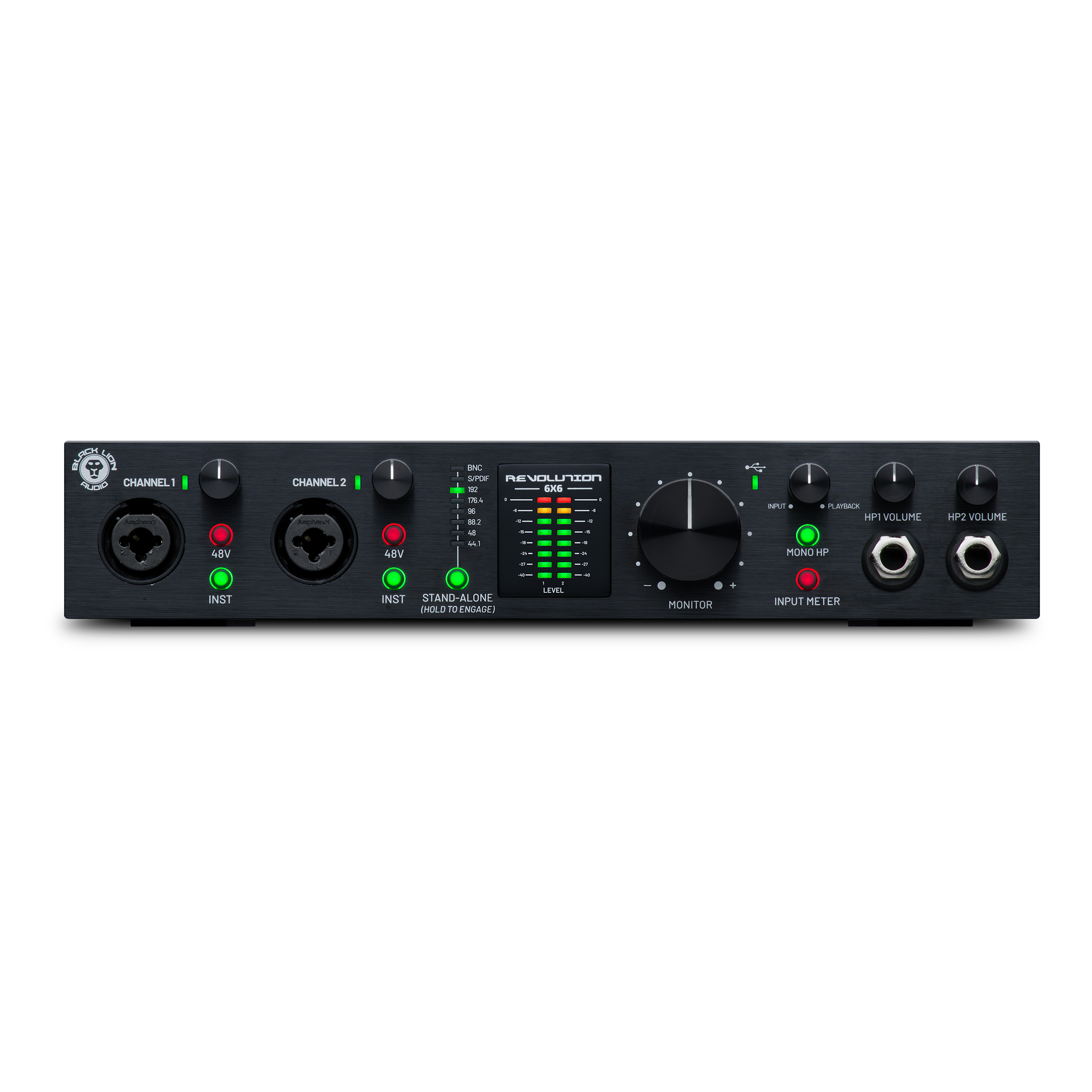 Black Lion Audio Revolution 6x6 USB Audio Interface | ZenPro Audio