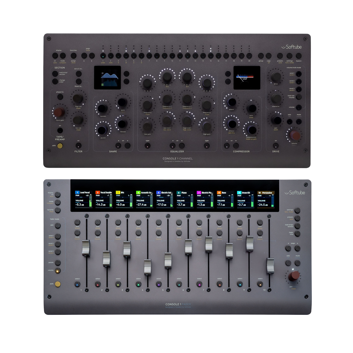 Softube Console fader チャンネル コントローラー Softube Console 1 Fader DAW Control Surface — DJ TechTools