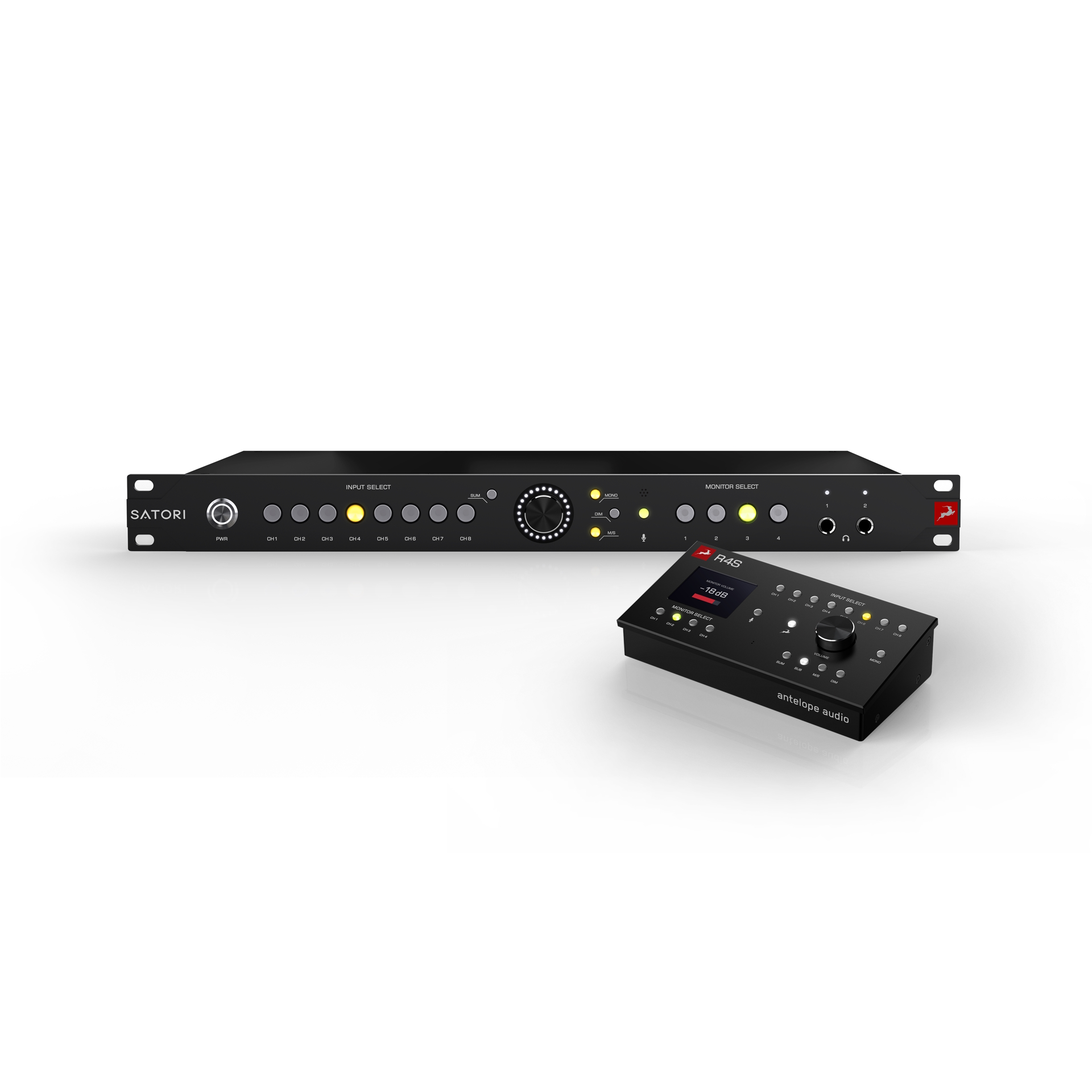 【完動美品】Antelope Audio SATORI + R4S 高級モニター Antelope Audio Satori Gen2 + R4S High-End Monitoring Controller