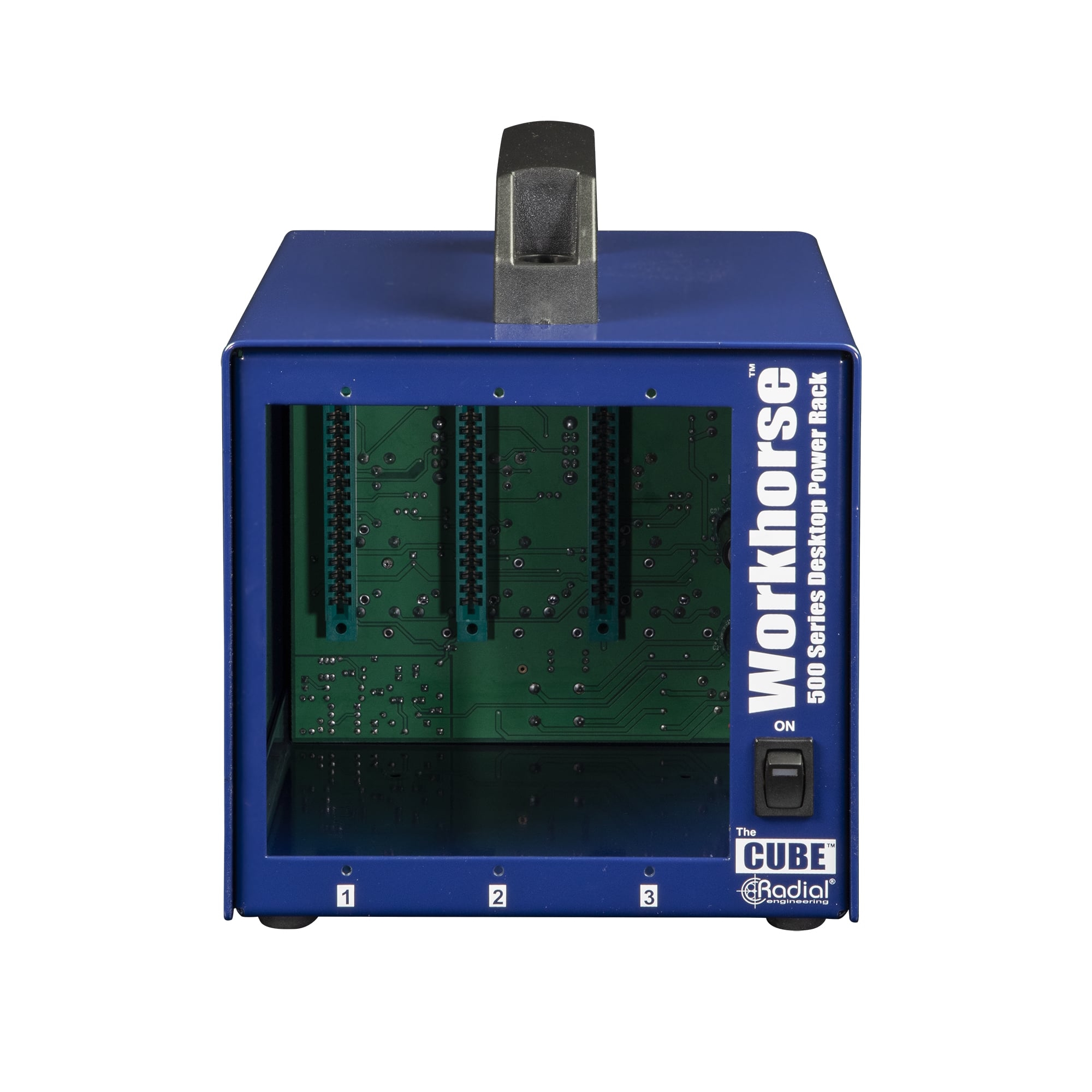 Radial Workhorse Cube 3-slot 500 Series Desktop Chassis | ZenPro Audio