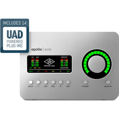 DTM・DAW Universal Audio Apollo Solo Thunderbolt3 Universal_Audio_Solo_Top__7292