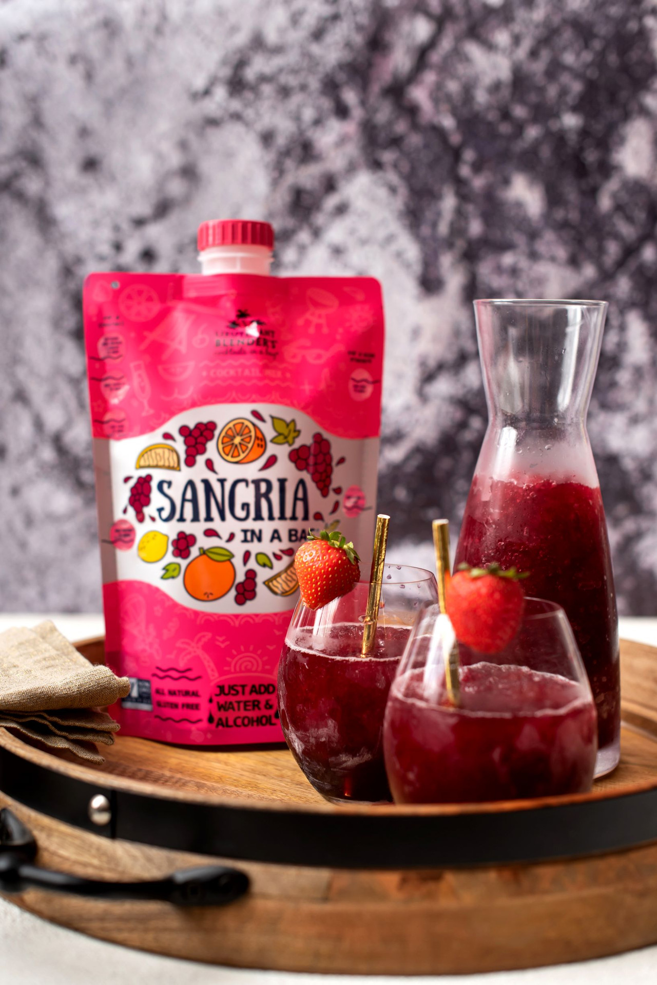 NonGMO Sangria in a Bag Lieutenant Blender's Cocktails in a Bag