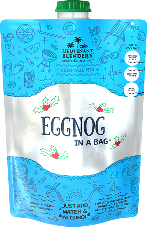 Eggnog in a Bag® - Lieutenant Blender's Cocktails Mixes