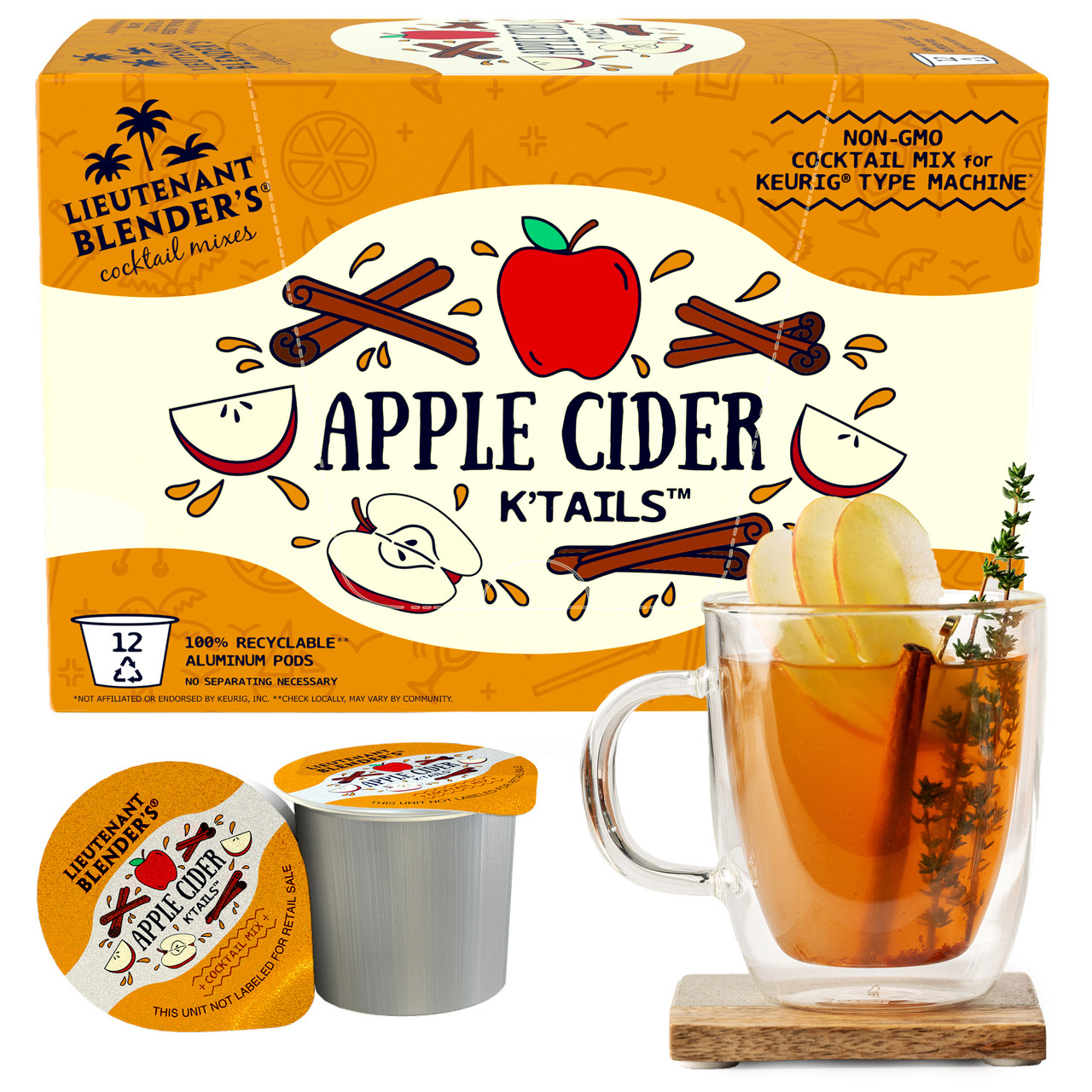 POOL OF CIDER/UNDER THE COUNTER：未開封CD Apple Cider K'Tails® - Lieutenant Blender's Cocktails Mixes