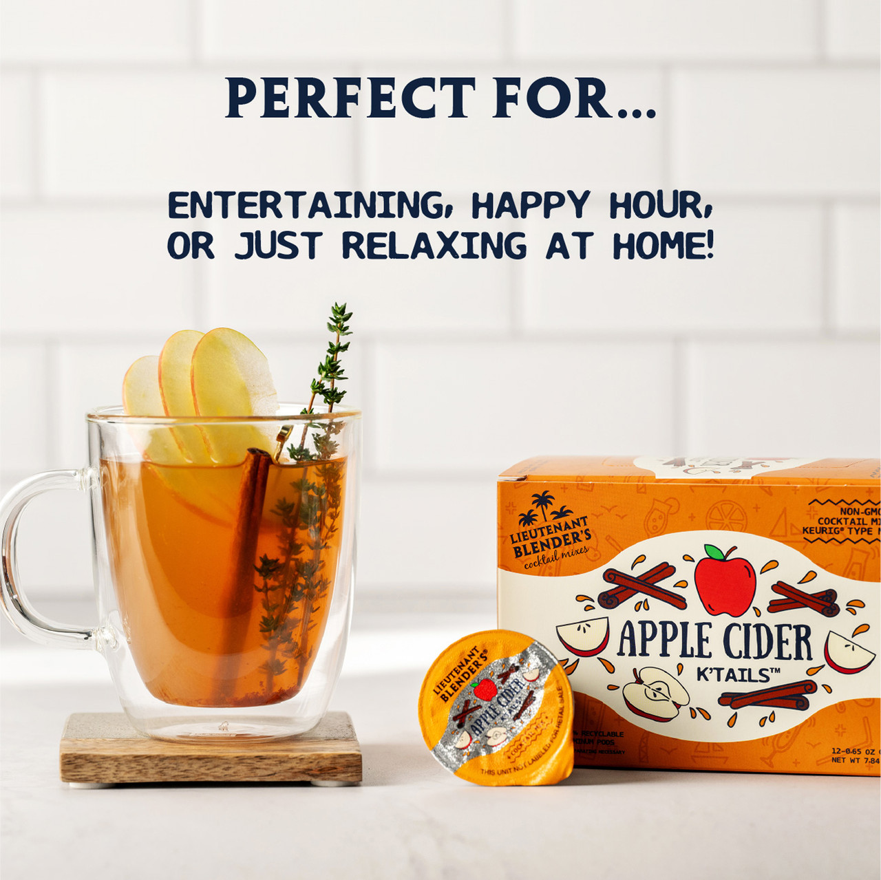 Apple Cider K'Tails® - Lieutenant Blender's Cocktails Mixes
