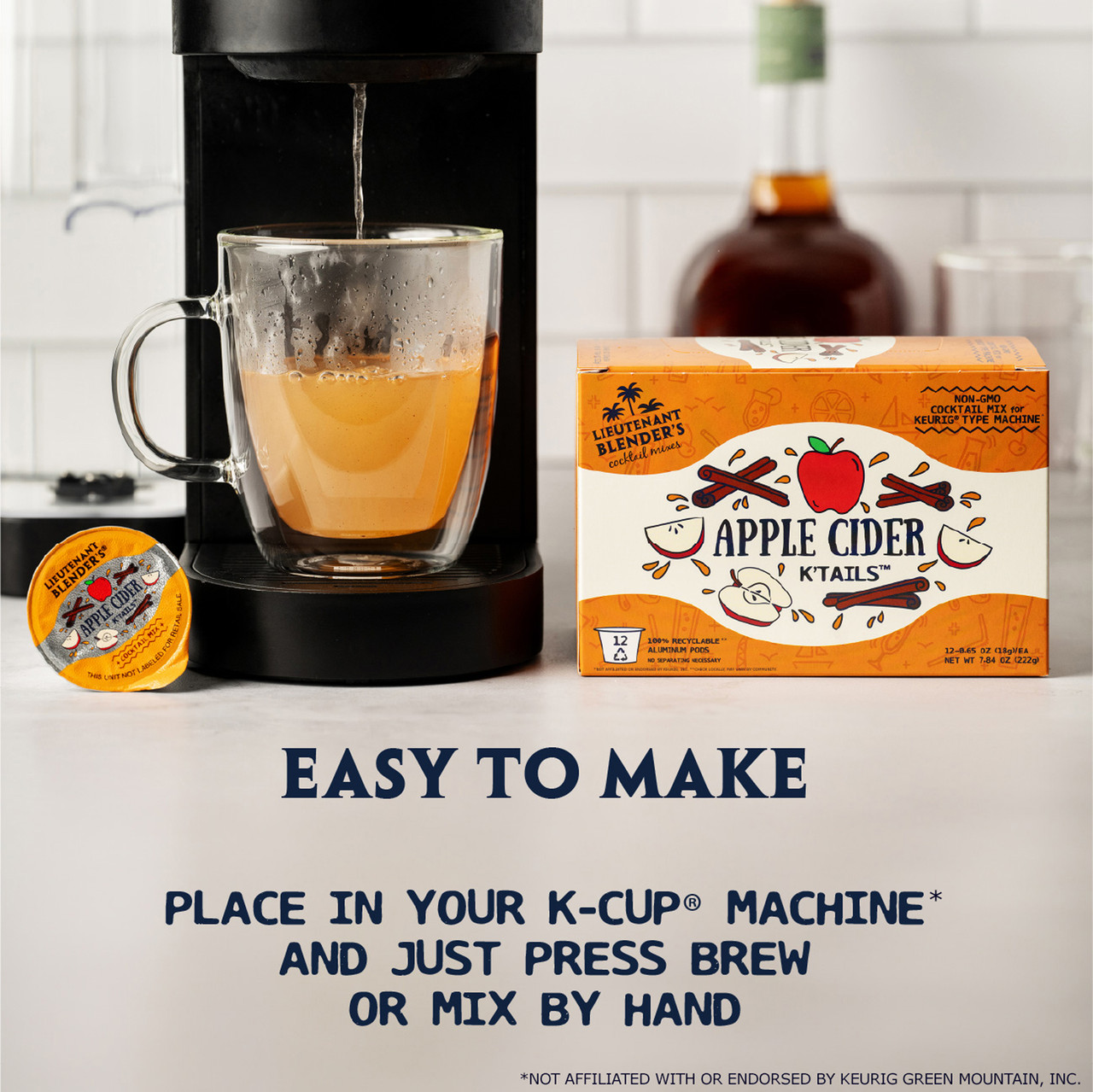 Apple Cider K'Tails® - Lieutenant Blender's Cocktails Mixes