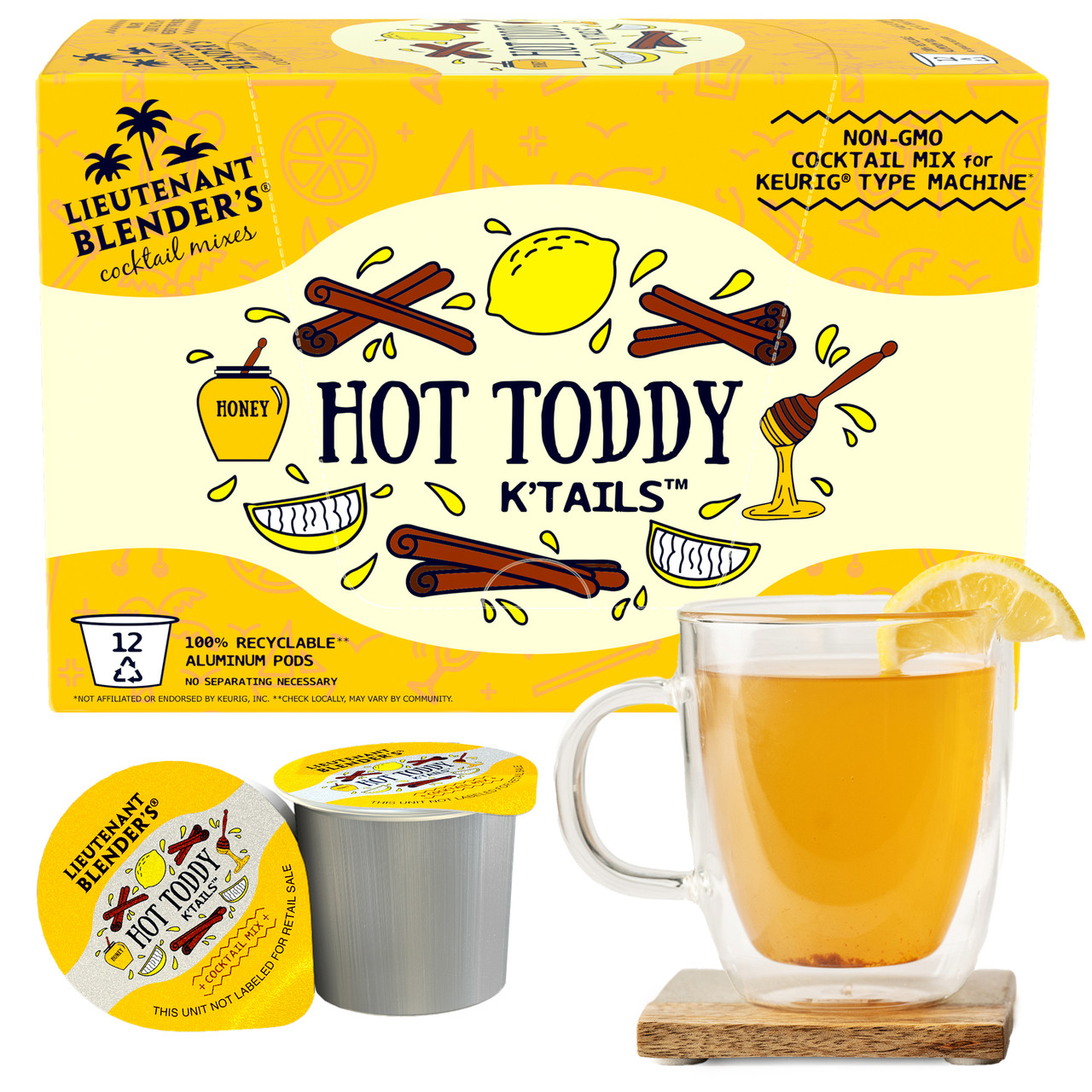Hot Toddy K'Tails® - Lieutenant Blender's Cocktails Mixes