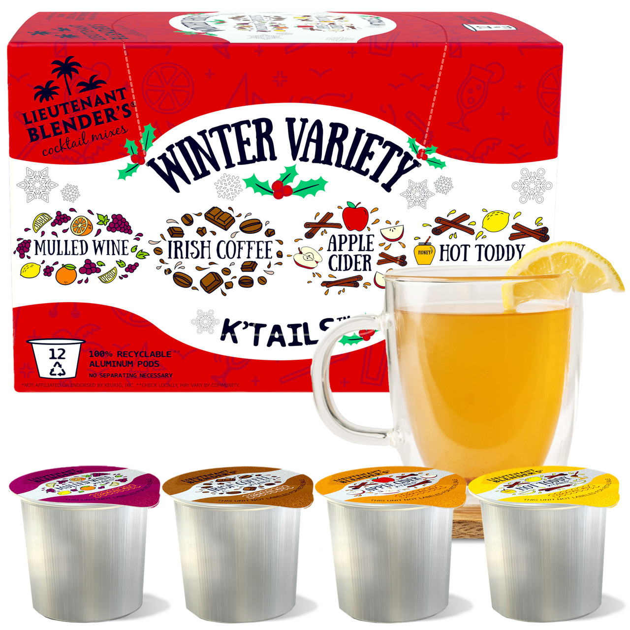 Winter Variety K'Tails® - Lieutenant Blender's Cocktails Mixes