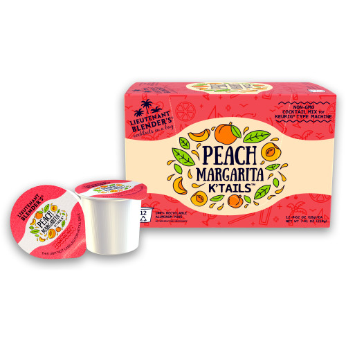 Peach Margarita K'Tails® - Lieutenant Blender's Cocktails Mixes