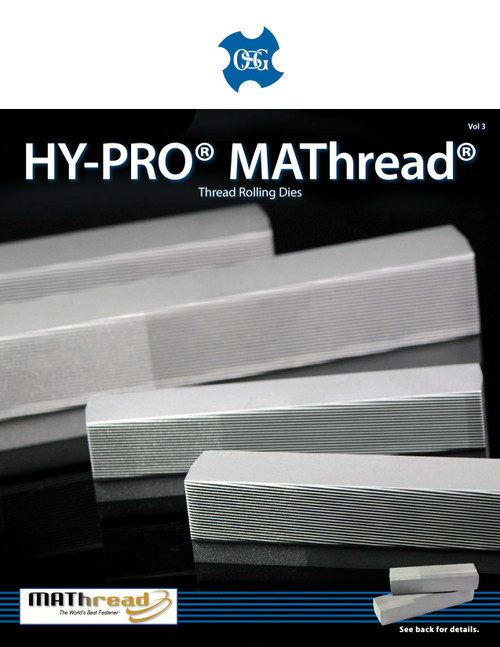 OSG_-_Product_Flyer_-_Dies_-_HY-PRO_MAThread_Thread_Rolling_Dies_-_Vol_3.1_-_IA